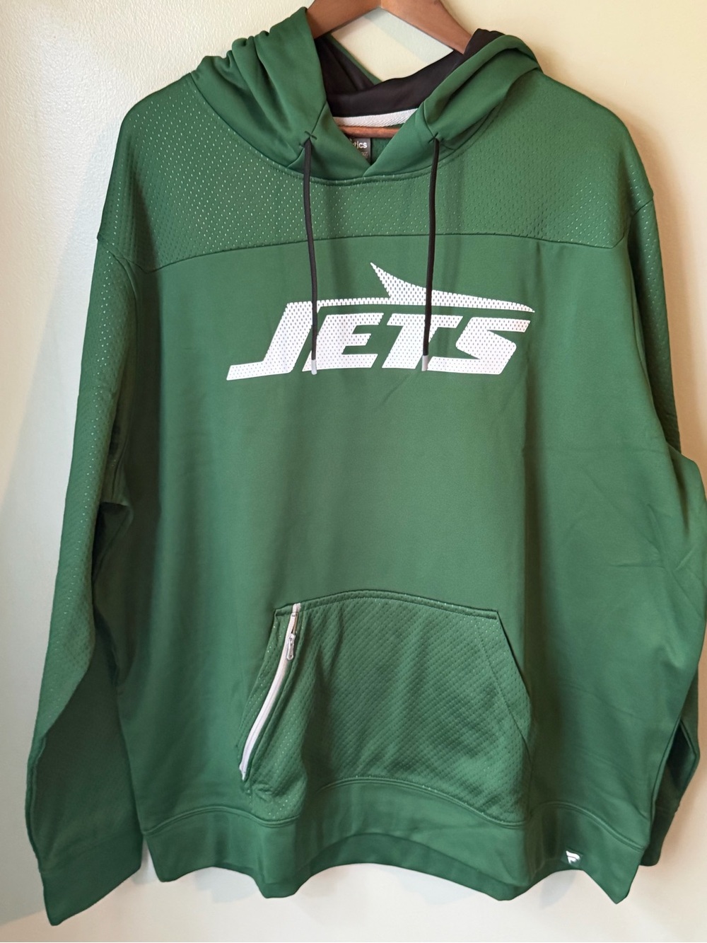 Fanatics Green Jets Crewneck Hoodie Sweatshirt